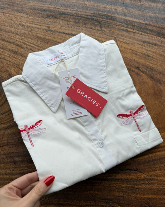 Oversized Dragonfly Shirt