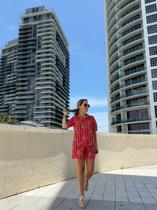 Red Striped Tiger Shirt