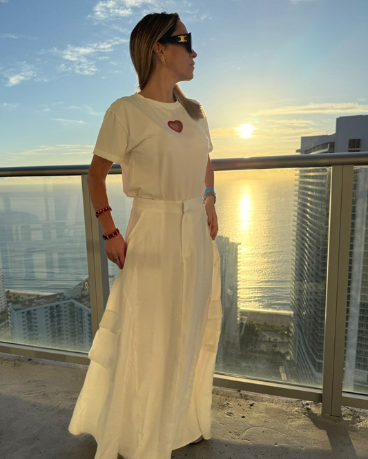 Ivory Cargo Skirt