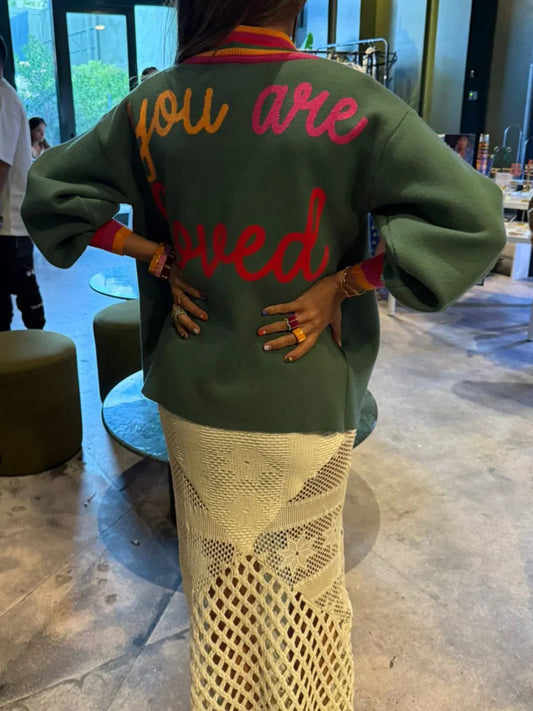 You Are Loved - Golden Hearts Sweater