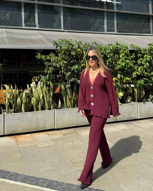 Essential Burgundy Pants