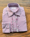 Wine Striped Shirt