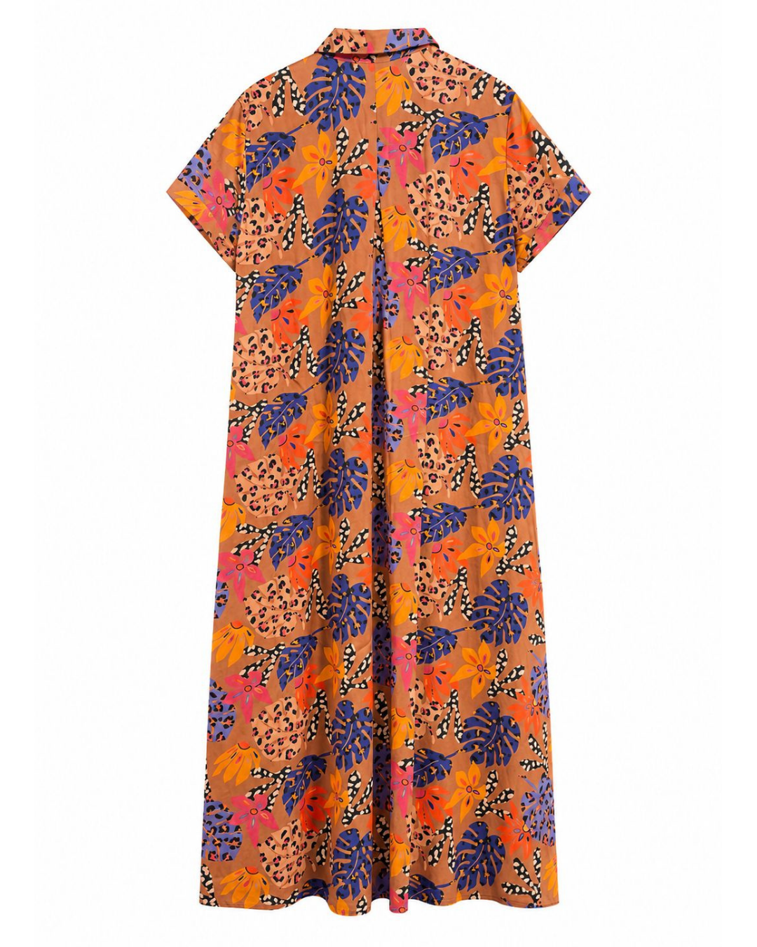 Vestido Hojas Print 