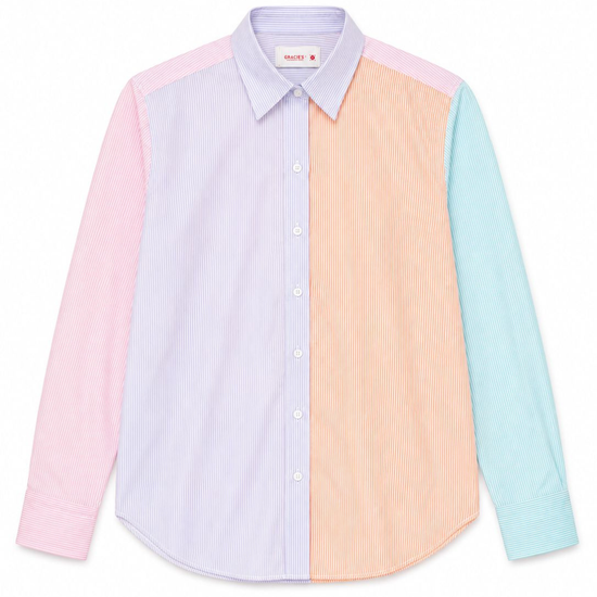 Camisa Rayas Pasteles 