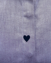 Wine Chambray Hearts Shirt