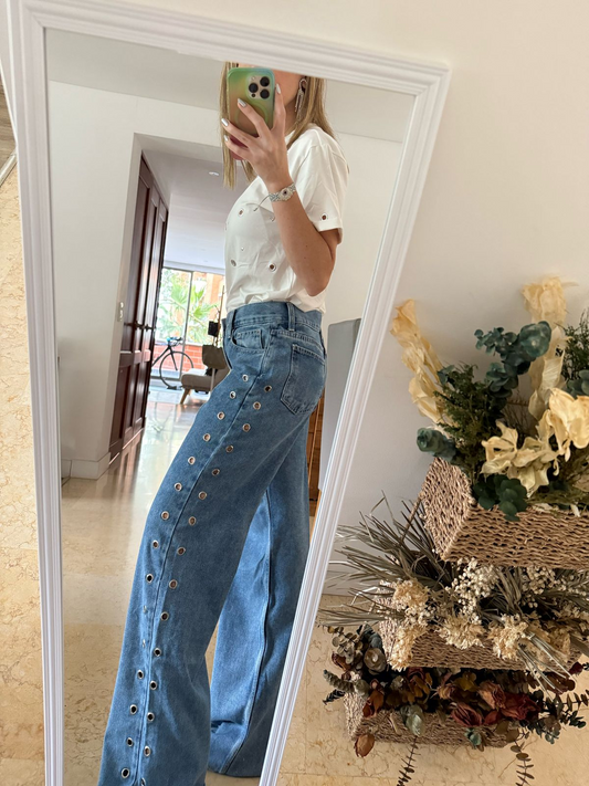 Blue Rings Jean