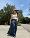 Denim Cargo Skirt