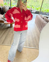 Red Cloud Sweater - Golden Hearts