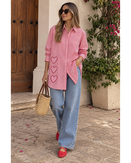Red Striped Shirt