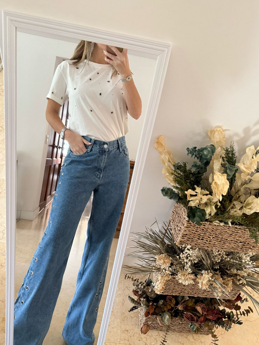 Blue Rings Jean