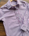 Wine Striped Shirt