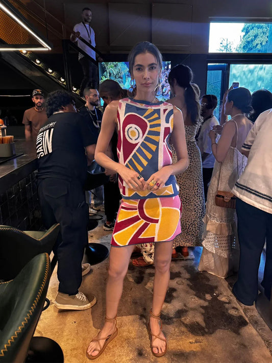 Blue Romance Universe Mini Skirt