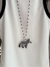 Zebra Necklace