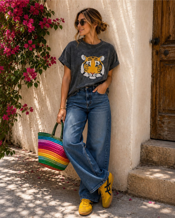 Camiseta Tigre Amarillo 