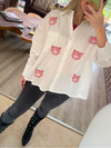 Red Panthers Oversize Shirt