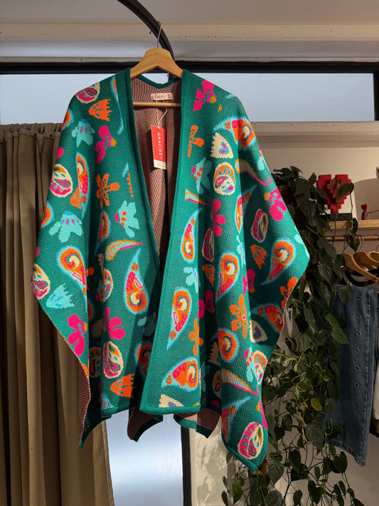 Boho Green Cape