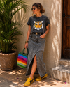 Falda Cruzada Denim 