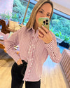Wine Striped Shirt