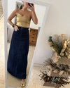 Dark Blue Denim Skirt