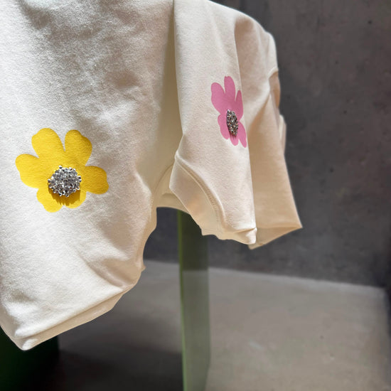 Camiseta Flores Pastel 
