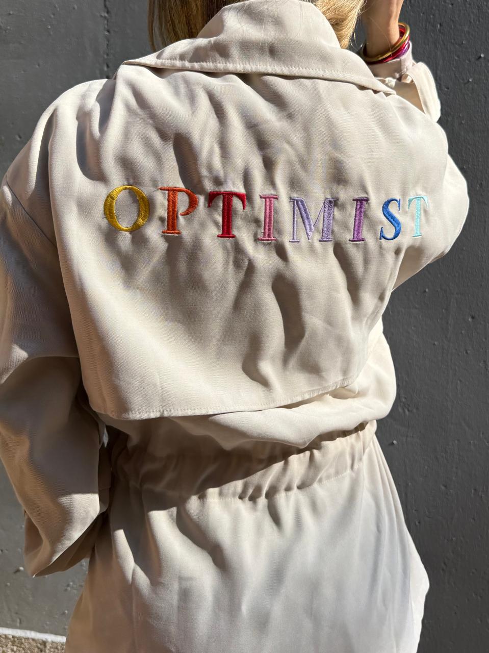 Chaqueta Beige Optimist 