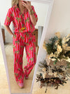 Red Striped Tiger Pants