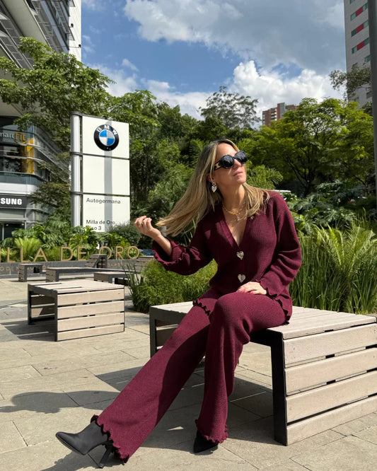 Essential Burgundy Pants