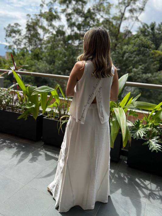 Ivory Cargo Skirt