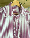 Wine Striped Shirt