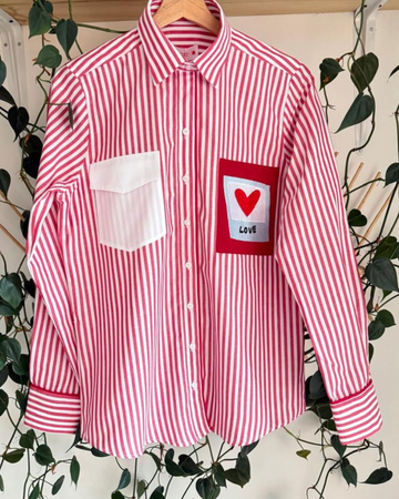Red Stripes Shirt