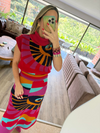Magenta Romance Turtleneck Top
