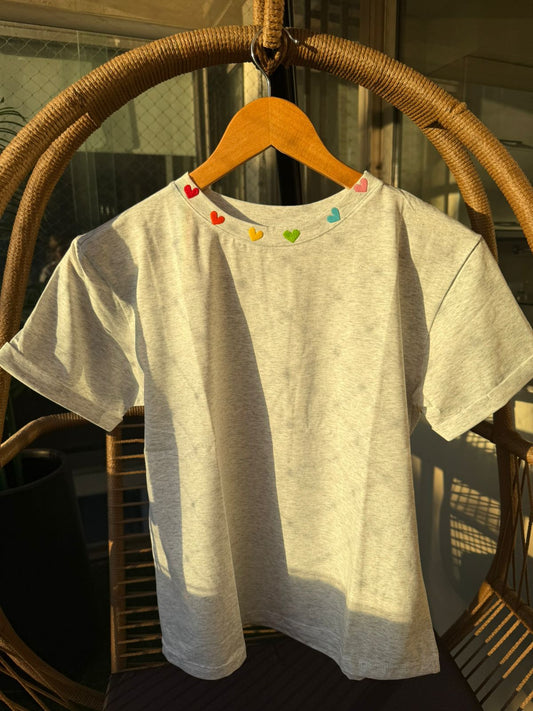 Multicolor Heart T-shirt