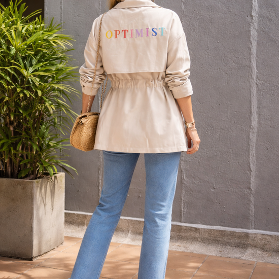 Chaqueta Beige Optimist 