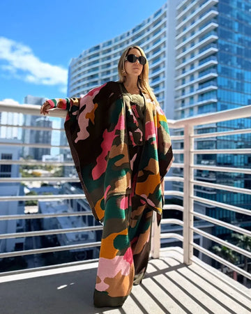 Jungle Print Cape