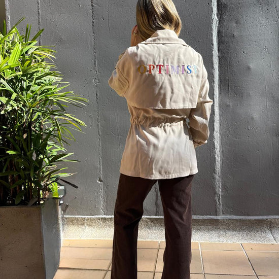 Chaqueta Beige Optimist 