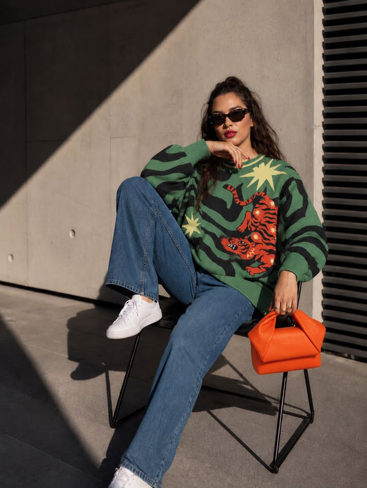 Sweater Verde Tigre 