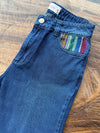 Blue Jeans with Embroidered Pockets