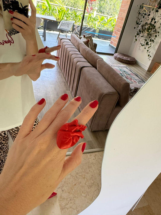 Red Heart Ring