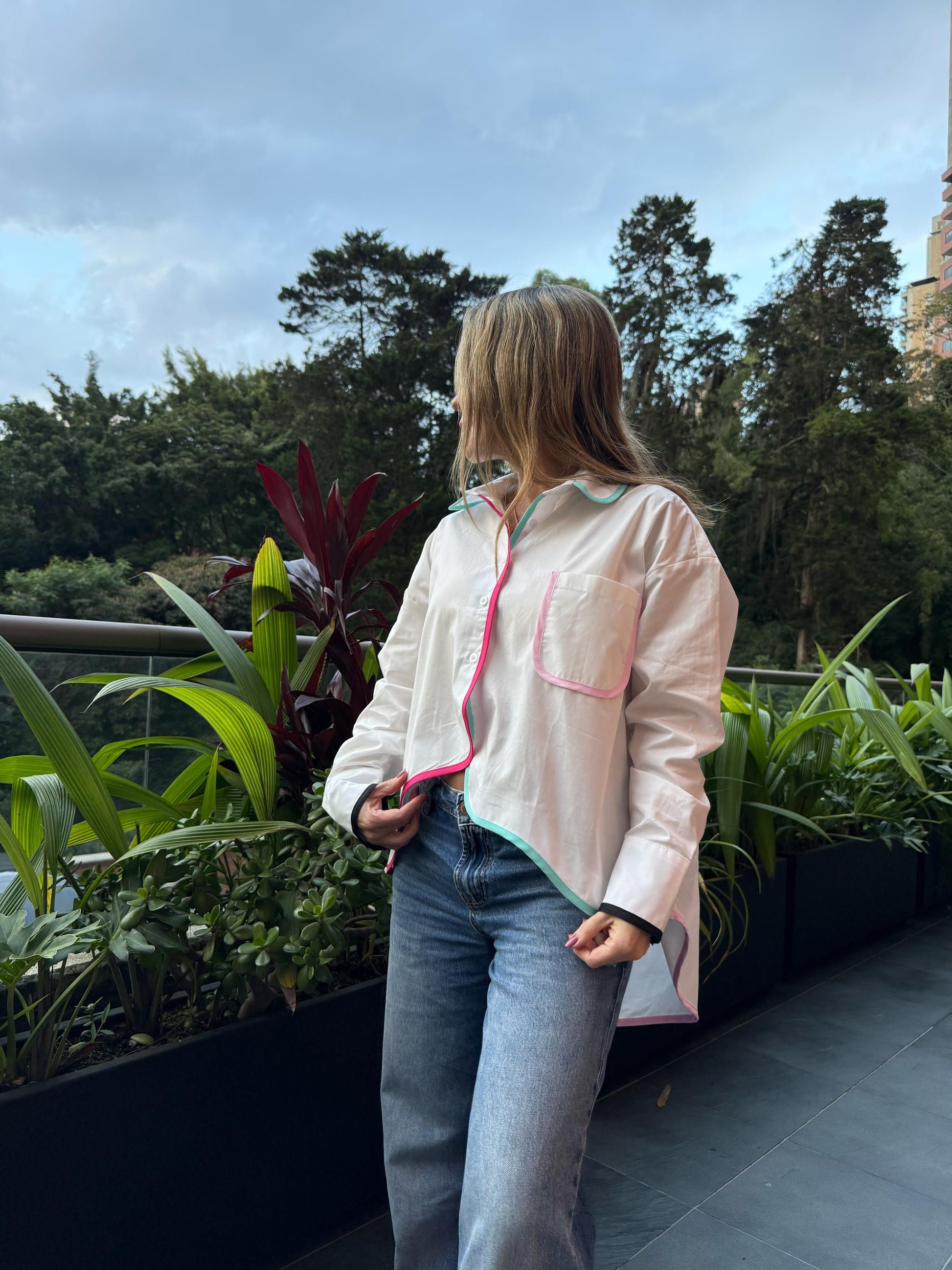Camisa Pasteles Oversize 