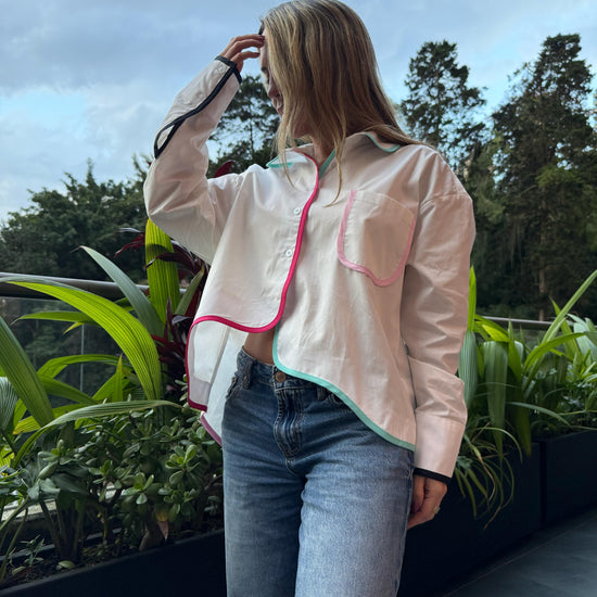 Camisa Pasteles Oversize 