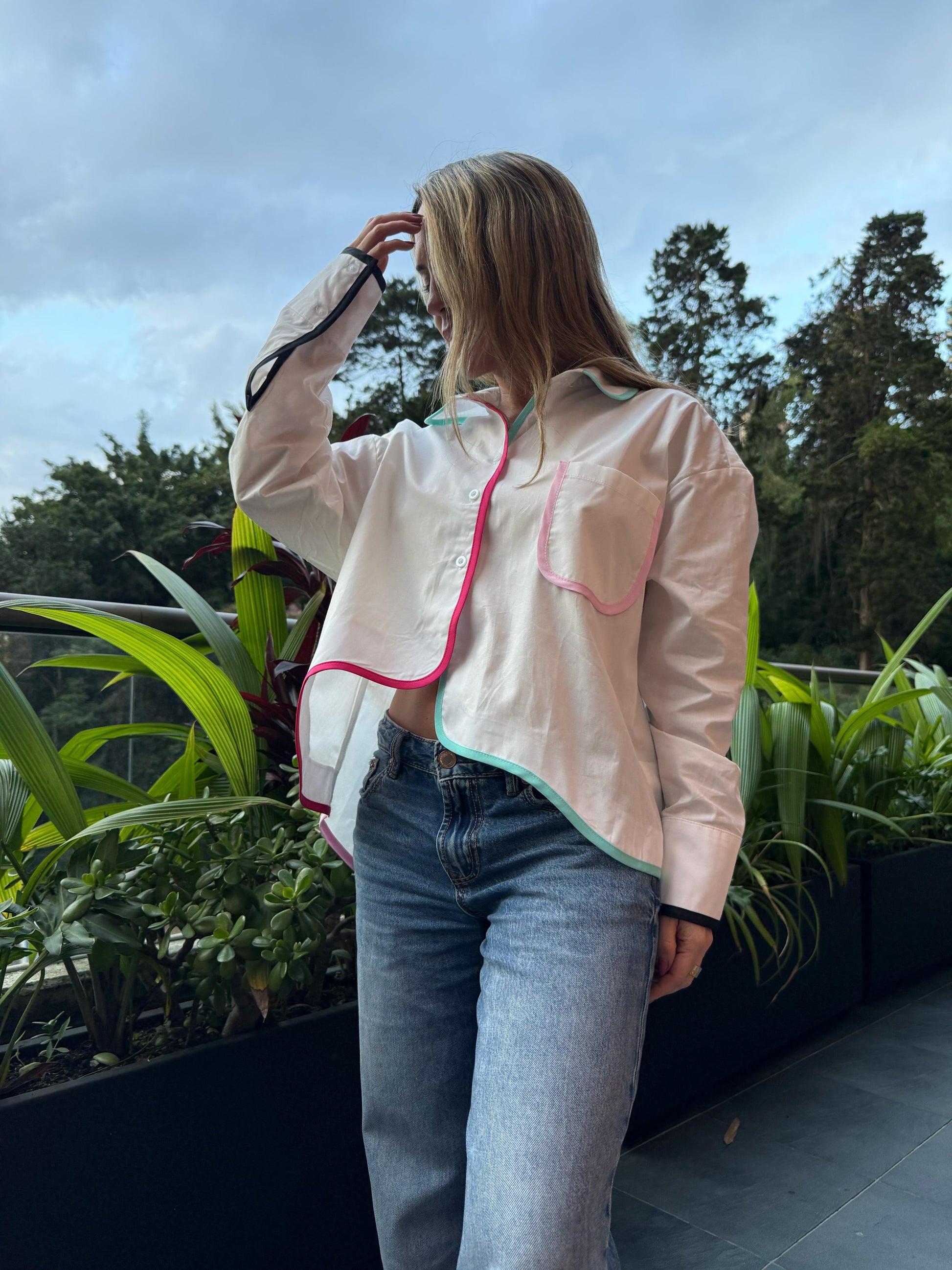 Camisa Pasteles Oversize 