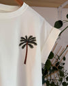 Embroidered Palm Trees T-Shirt