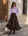 Grape Chambray Shirt Tigers Infinity