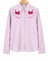 Grape Chambray Shirt Tigers Infinity