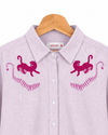 Grape Chambray Shirt Tigers Infinity