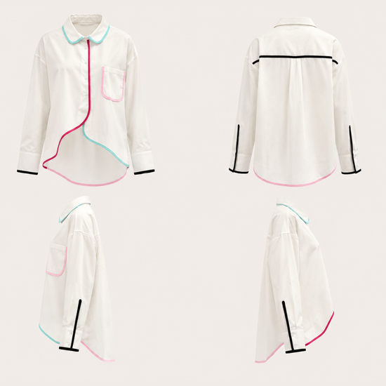 Camisa Pasteles Oversize 