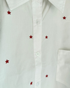 Camisa Marfil Estrellas Oversize 