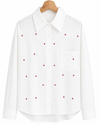 Camisa Marfil Estrellas Oversize 