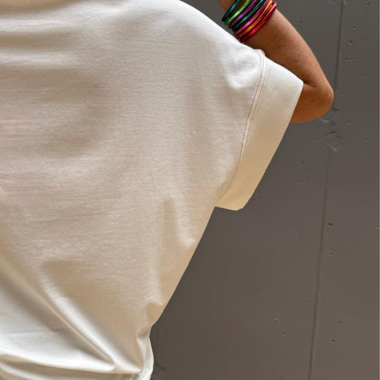 Camiseta Costuras Colores 