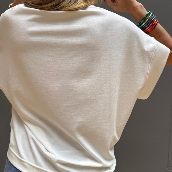 Camiseta Costuras Colores 